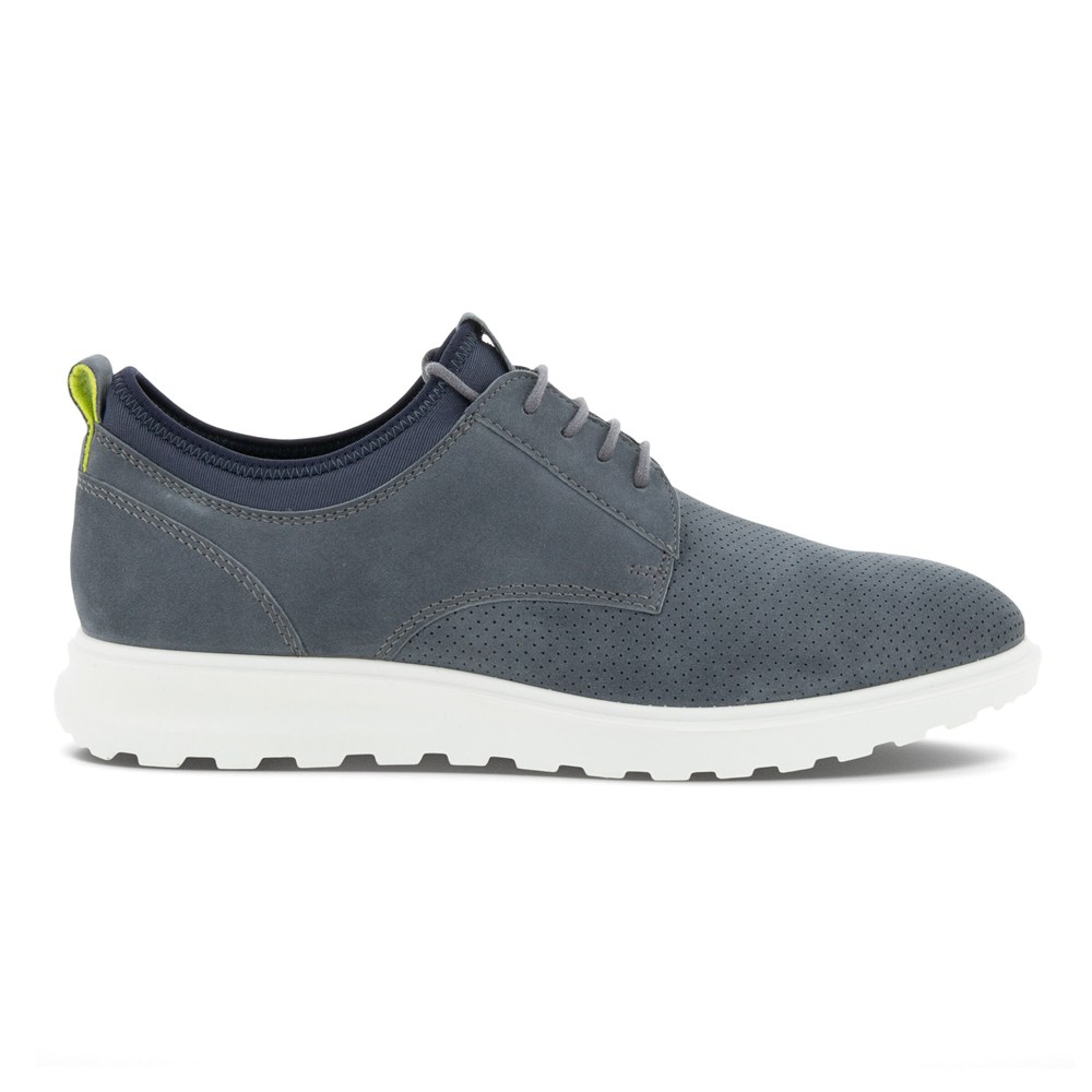 ECCO Mens Derby Shoe Grey - Cs20 Hybrid - HQM-480325